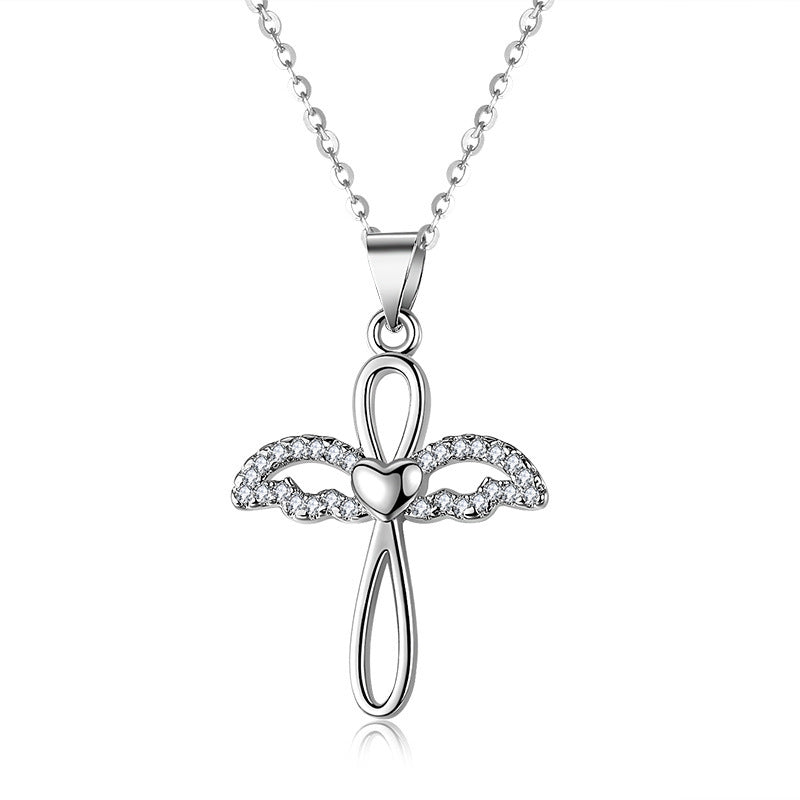 Angel Cross Necklace
