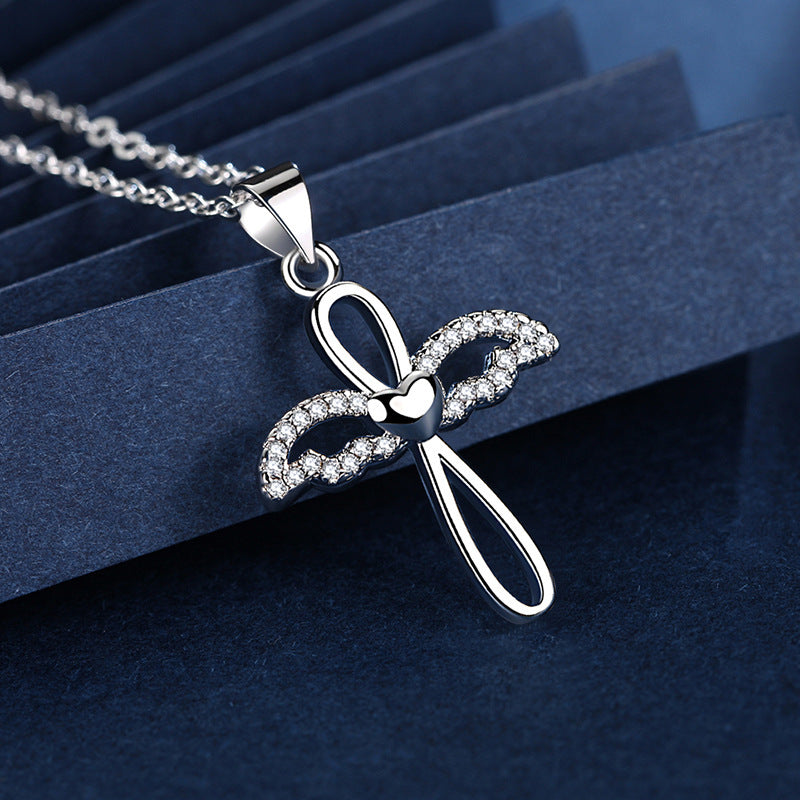 Angel Cross Necklace