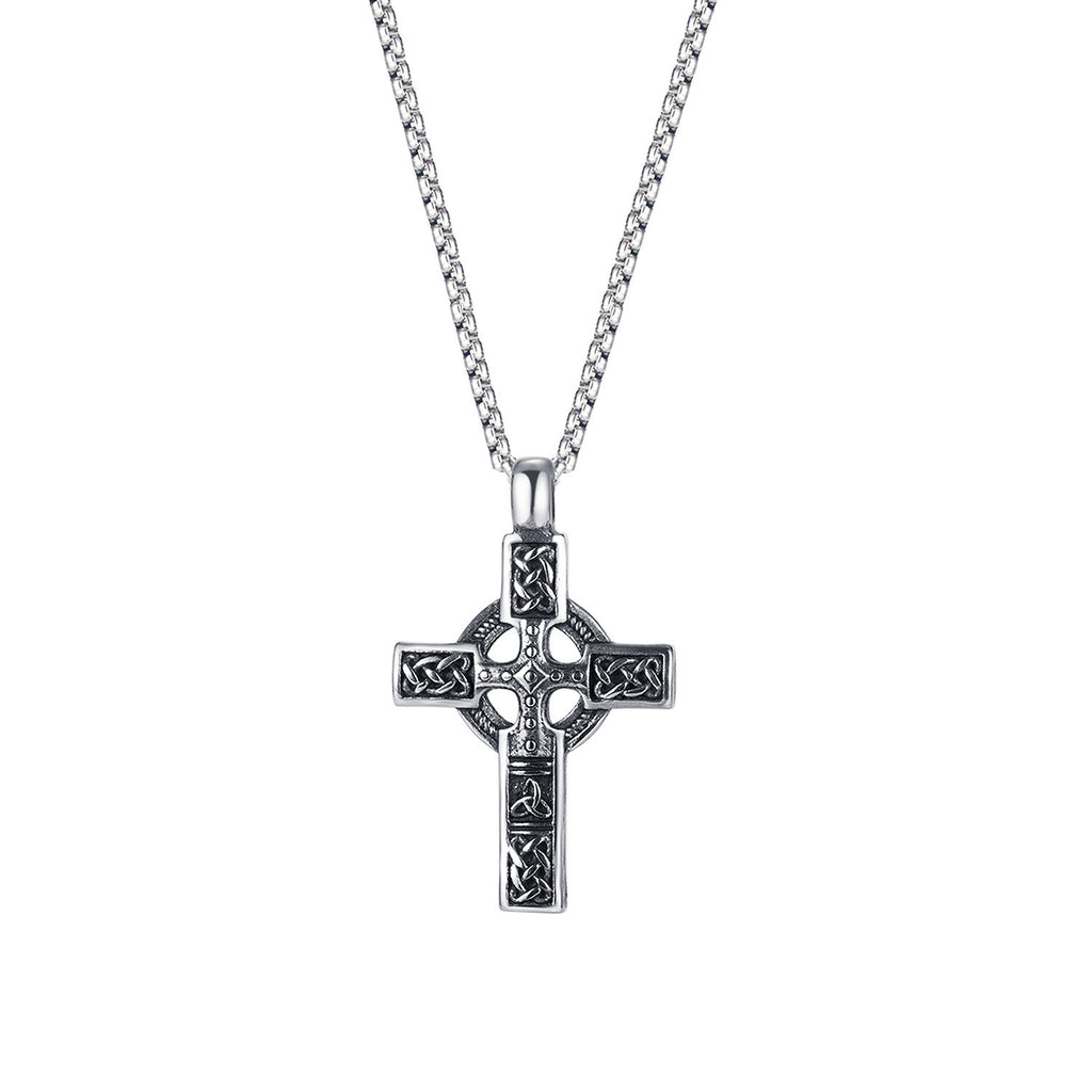 Retro Niche Design Cross Necklace