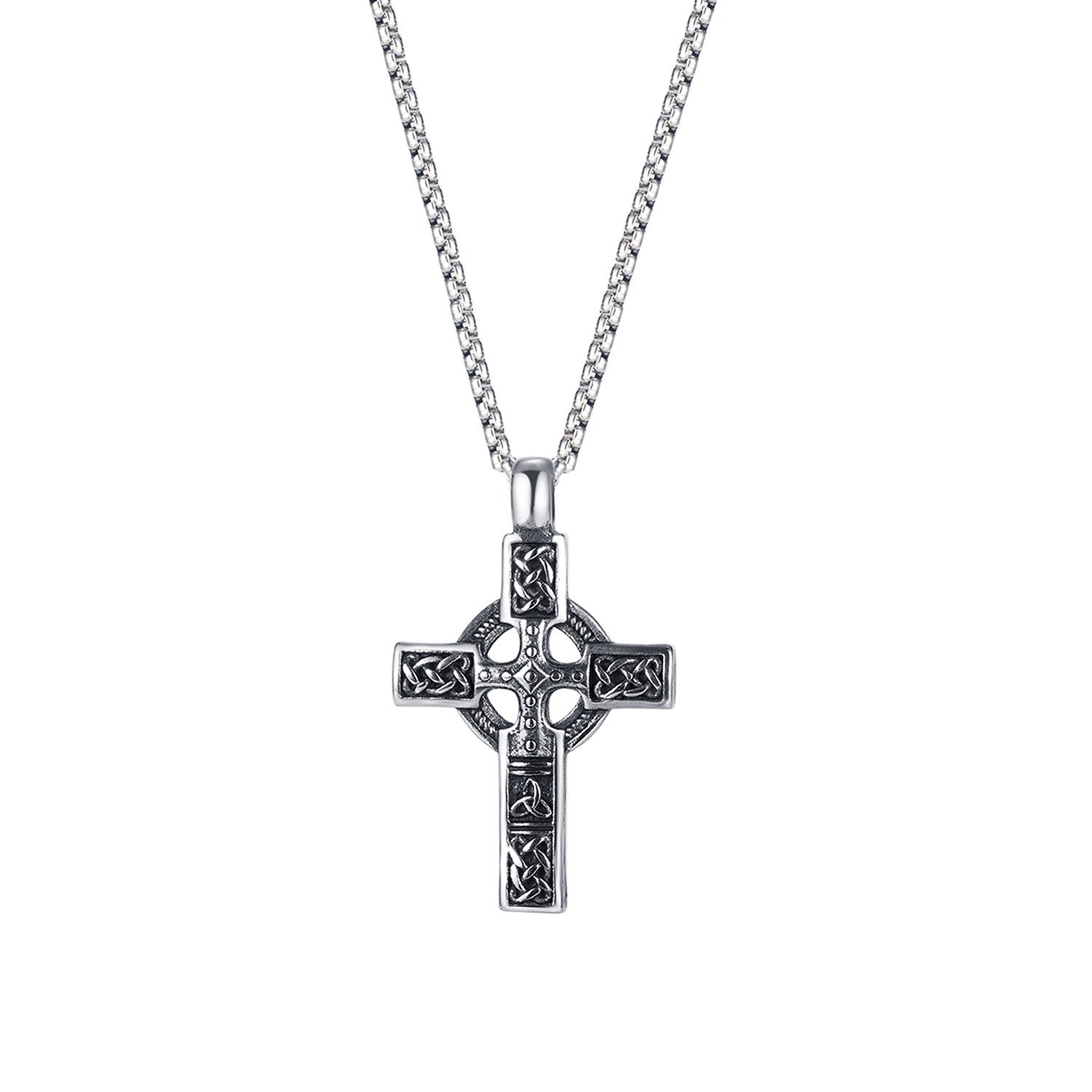 Retro Niche Design Cross Necklace