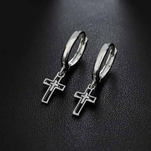Cross Personality Retro Earrings
