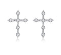 Cross Zircon Earrings