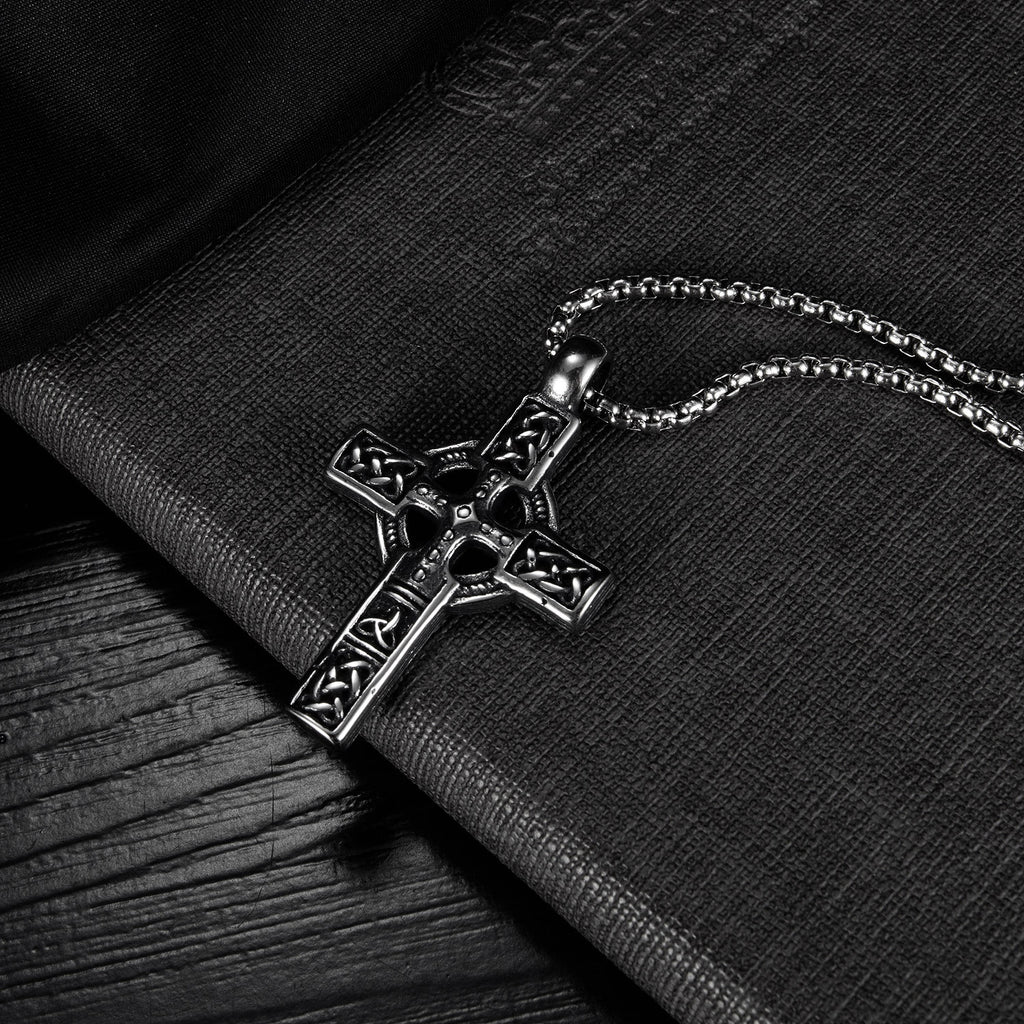 Retro Niche Design Cross Necklace
