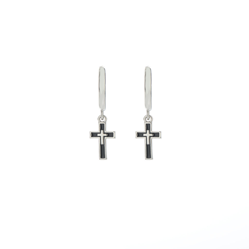 Cross Personality Retro Earrings